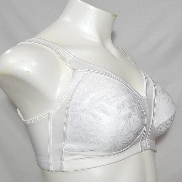38DD Exquisite Form 5100706 Wire Free Bra White - New without Tags - Picture 2 of 3